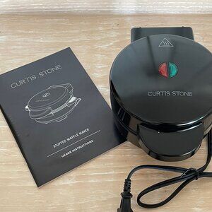 Curtis Stone Stuffed Waffle Maker Black New Never Used Original Box